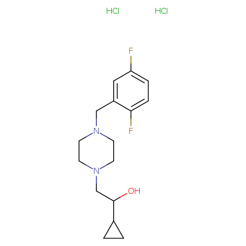 1-cyclopropyl-2-{4-[(2,5-difluorophenyl)methyl]piperazin-1-yl}ethan-1-ol dihydrochloride