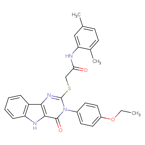 N-(2,5-dimethylphenyl)-2-{[3-(4-ethoxyphenyl)-4-oxo-3H,4H,5H-pyrimido[5,4-b]indol-2-yl]sulfanyl}acetamide