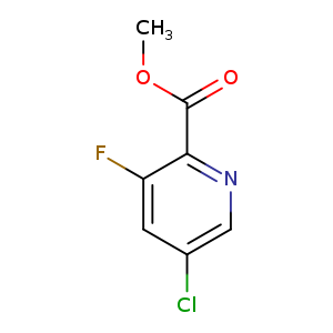 2-Pyridinecarboxylic acid, 5-chloro-3-fluoro-, methyl ester
