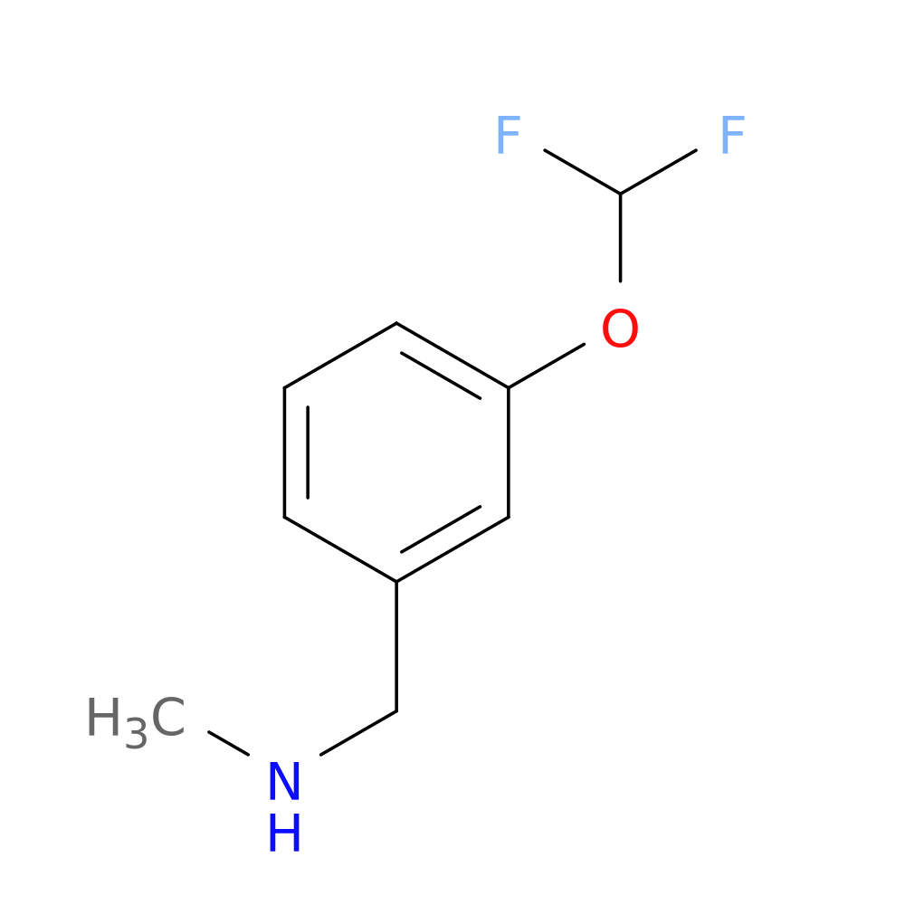 {[3-(difluoromethoxy)phenyl]methyl}(methyl)amine