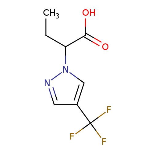2-[4-(trifluoromethyl)-1H-pyrazol-1-yl]butanoic acid
