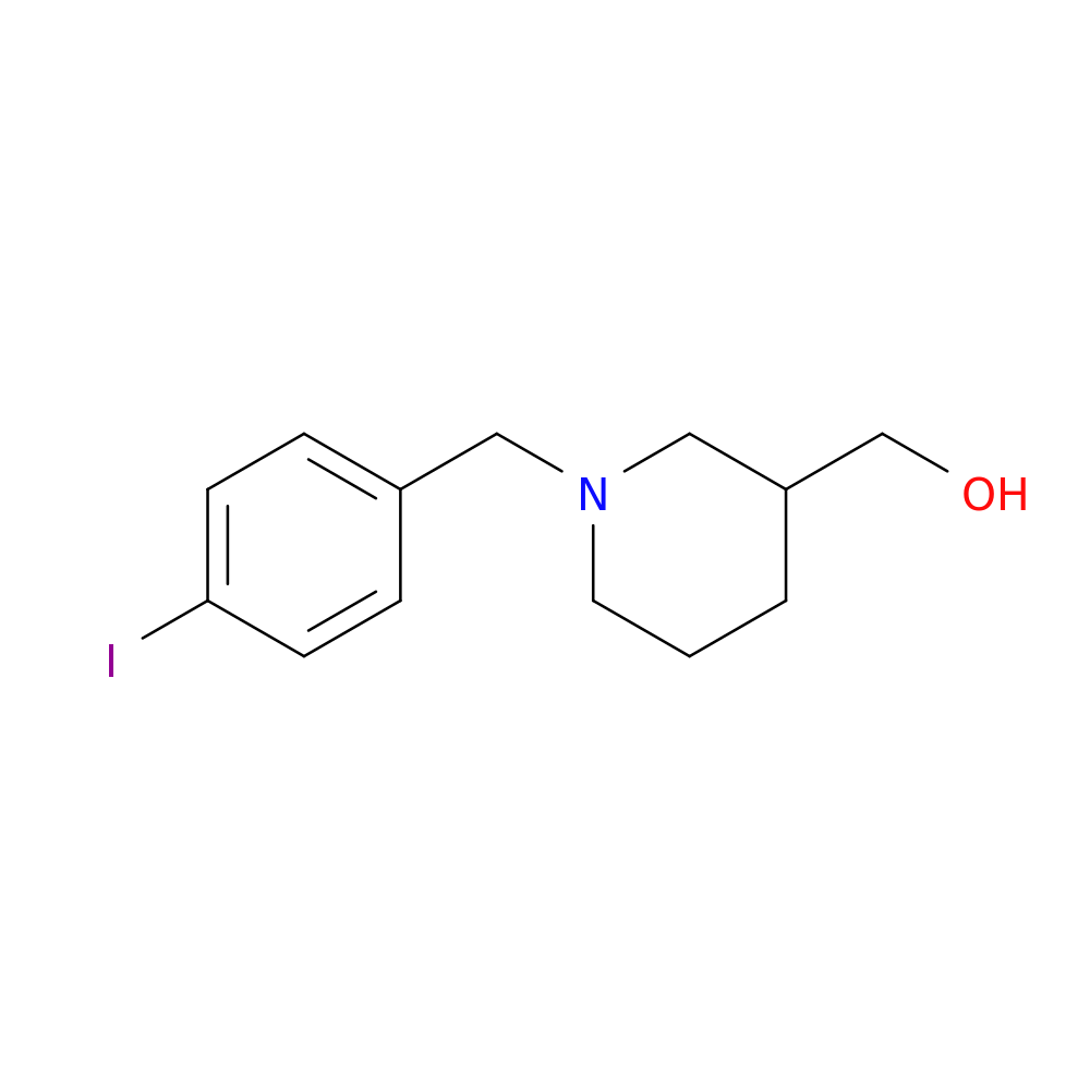 {1-[(4-iodophenyl)methyl]piperidin-3-yl}methanol