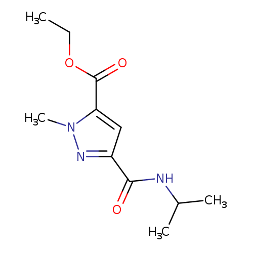 Ethyl 3-(isopropylcarbamoyl)-1-methyl-1H-pyrazole-5-carboxylate