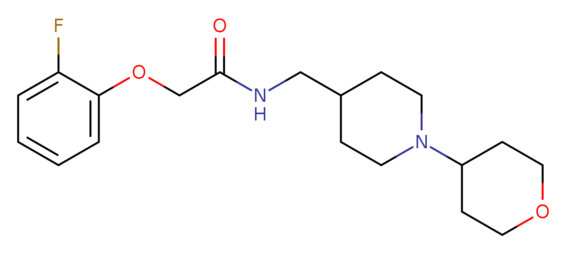 2-(2-fluorophenoxy)-N-{[1-(oxan-4-yl)piperidin-4-yl]methyl}acetamide