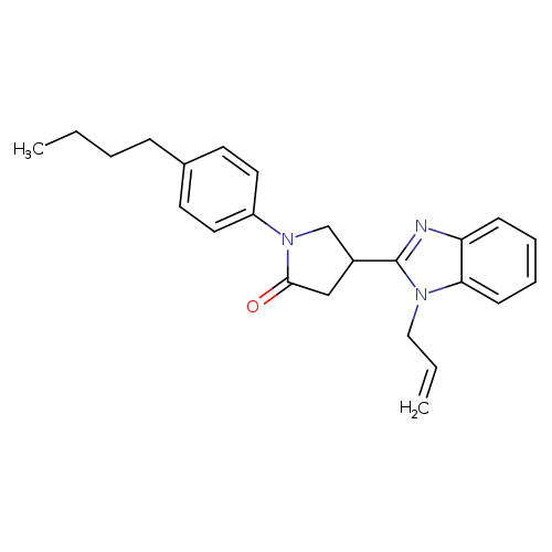 1-(4-butylphenyl)-4-[1-(prop-2-en-1-yl)-1H-1,3-benzodiazol-2-yl]pyrrolidin-2-one
