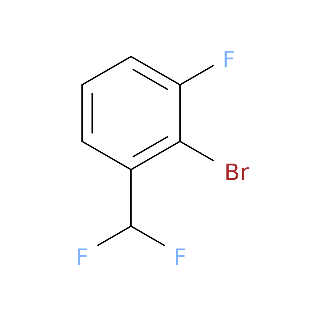 2-bromo-1-(difluoromethyl)-3-fluorobenzene