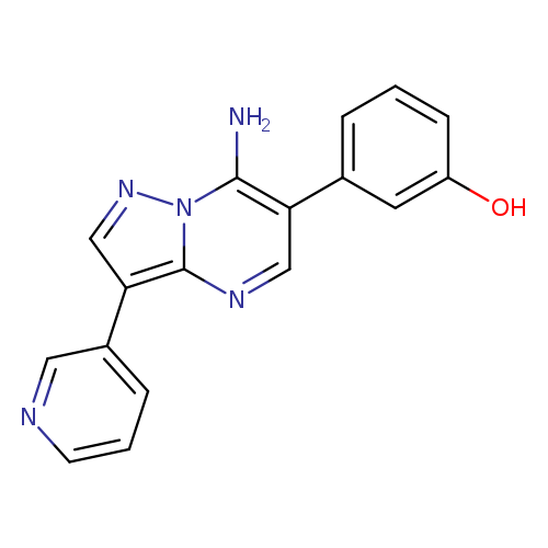 Phenol, 3-[7-amino-3-(3-pyridinyl)pyrazolo[1,5-a]pyrimidin-6-yl]-