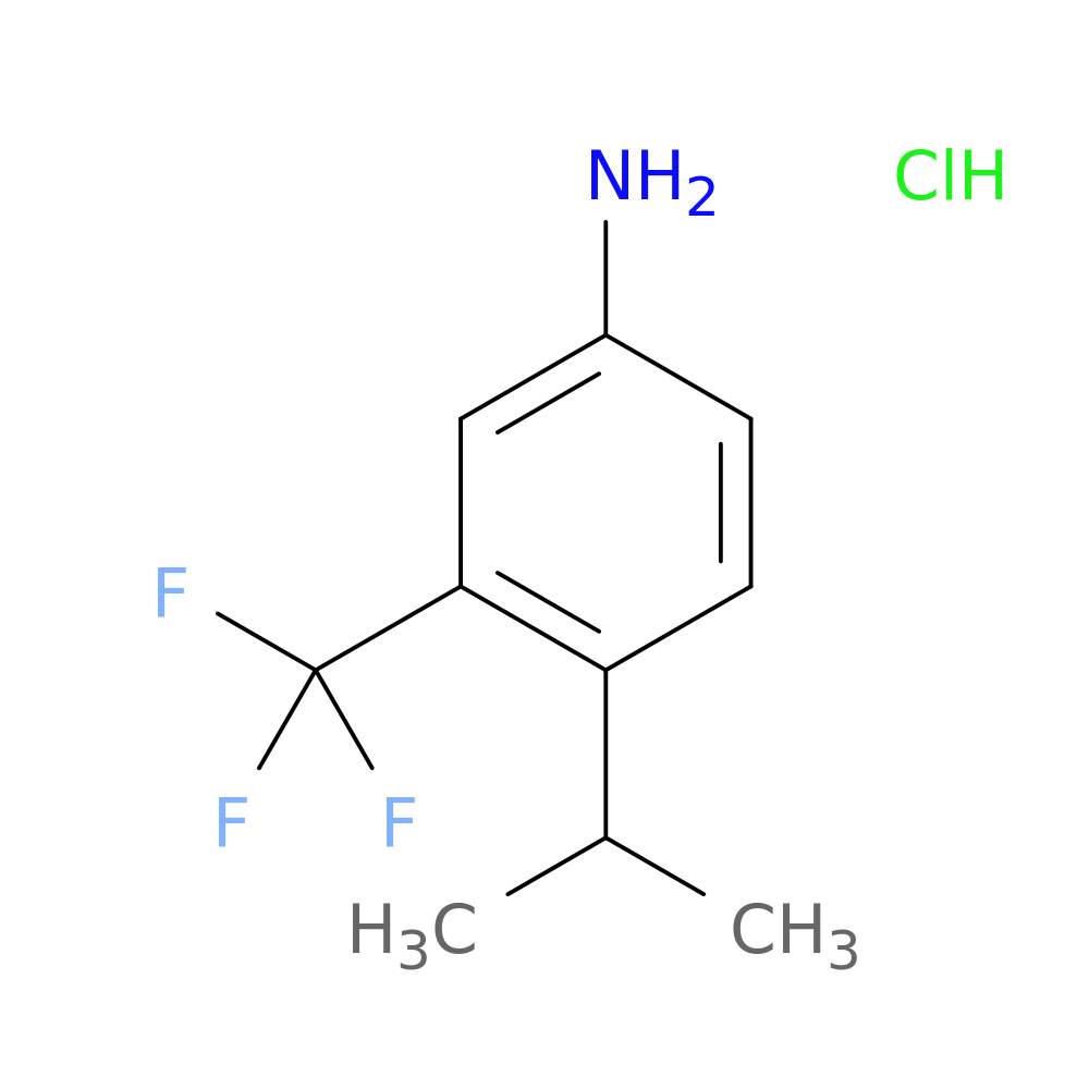 4-(propan-2-yl)-3-(trifluoromethyl)aniline hydrochloride