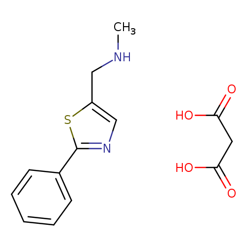 2-((Methylamino)(2-phenylthiazol-5-yl)methyl)malonic acid