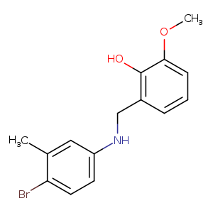 2-{[(4-bromo-3-methylphenyl)amino]methyl}-6-methoxyphenol