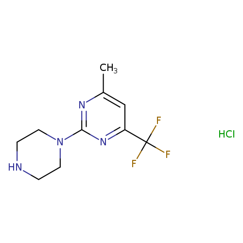4-methyl-2-(piperazin-1-yl)-6-(trifluoromethyl)pyrimidine hydrochloride