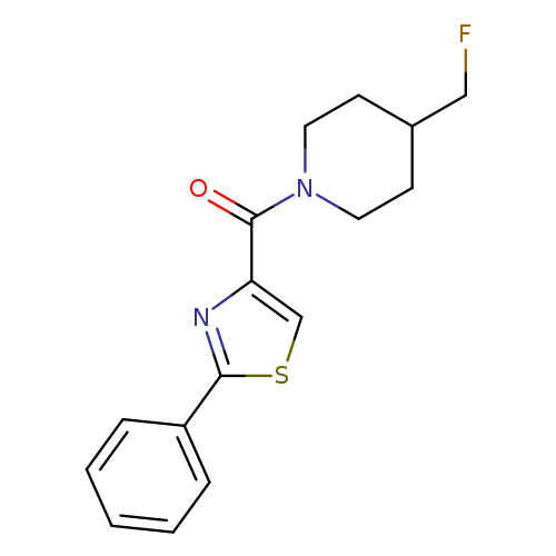 4-(fluoromethyl)-1-(2-phenyl-1,3-thiazole-4-carbonyl)piperidine