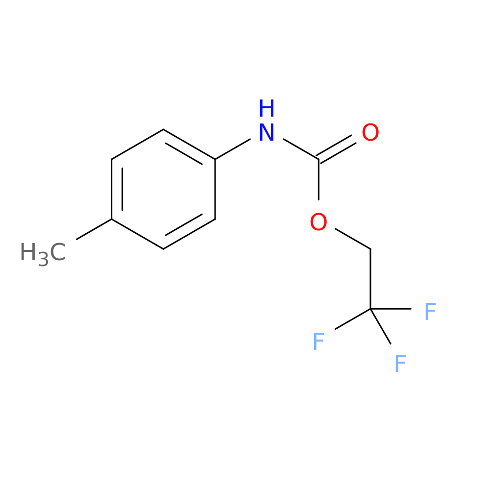 2,2,2-Trifluoroethyl n-(4-methylphenyl)carbamate