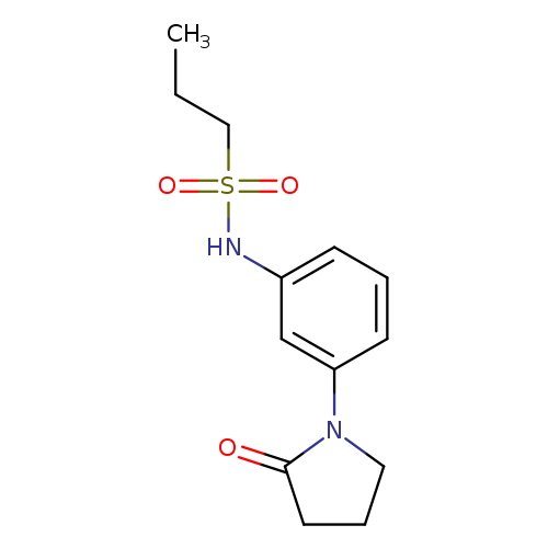 N-[3-(2-oxopyrrolidin-1-yl)phenyl]propane-1-sulfonamide