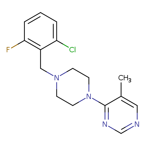 4-{4-[(2-chloro-6-fluorophenyl)methyl]piperazin-1-yl}-5-methylpyrimidine