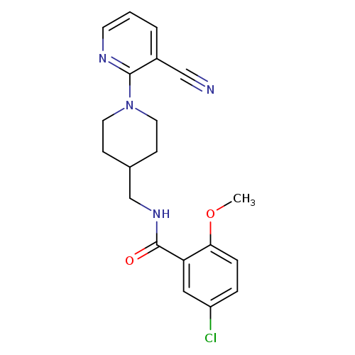 5-chloro-N-{[1-(3-cyanopyridin-2-yl)piperidin-4-yl]methyl}-2-methoxybenzamide