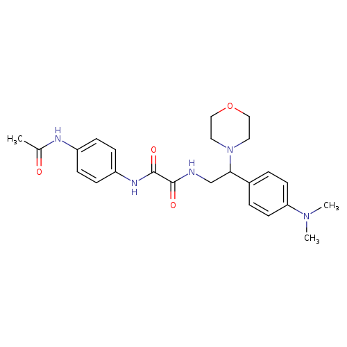 N-{2-[4-(dimethylamino)phenyl]-2-(morpholin-4-yl)ethyl}-N'-(4-acetamidophenyl)ethanediamide