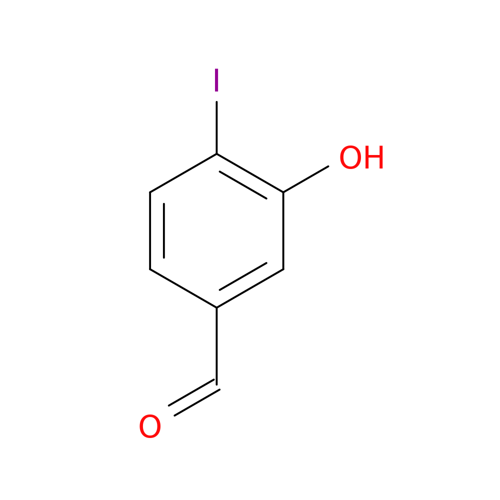 3-HYDROXY-4-IODOBENZALDEHYDE
