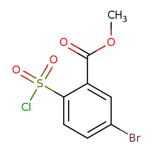 Methyl 5-bromo-2-(chlorosulfonyl)benzoate