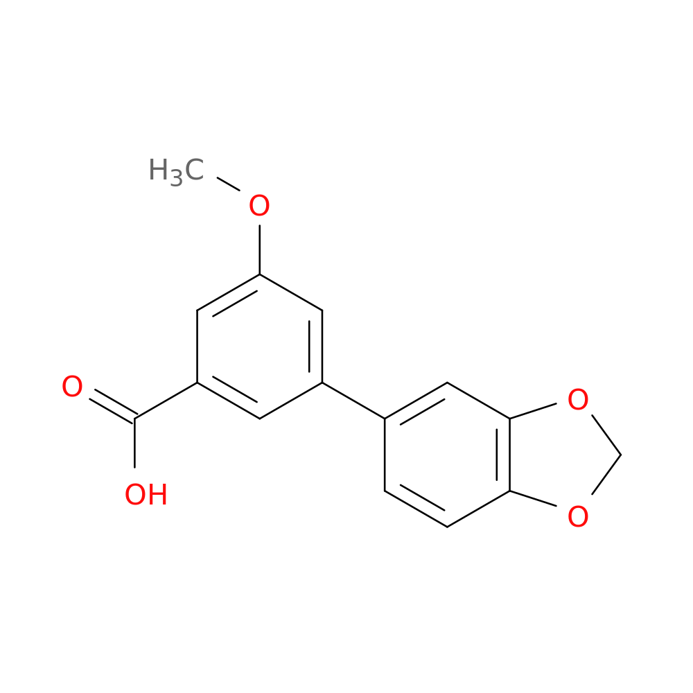 5-Methoxy-3-(3,4-methylenedioxyphenyl)benzoic acid