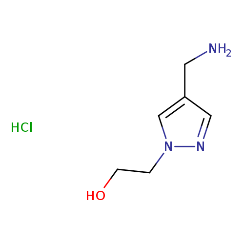 2-[4-(aminomethyl)-1H-pyrazol-1-yl]ethan-1-ol hydrochloride