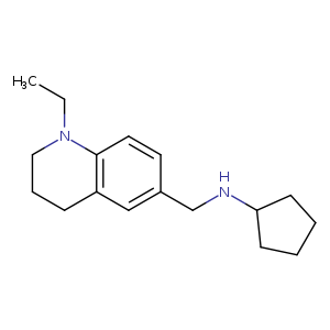 N-[(1-Ethyl-1,2,3,4-tetrahydroquinolin-6-yl)methyl]cyclopentanamine