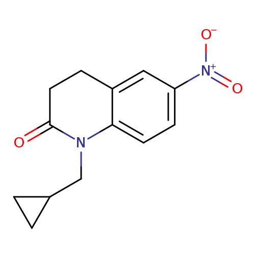 1-(cyclopropylmethyl)-6-nitro-1,2,3,4-tetrahydroquinolin-2-one