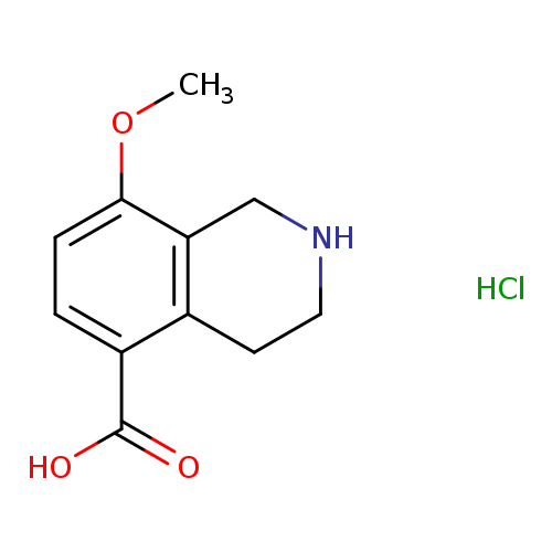 8-methoxy-1,2,3,4-tetrahydroisoquinoline-5-carboxylic acid hydrochloride