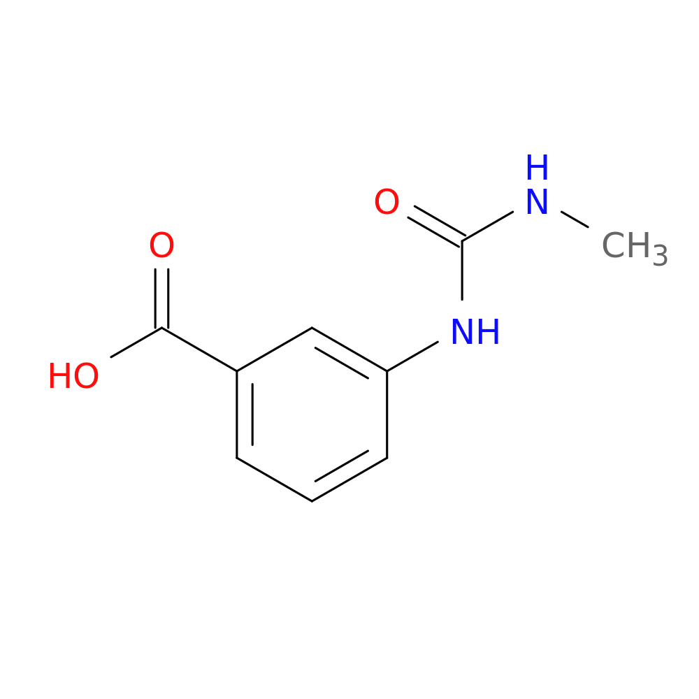 3-[[(methylamino)carbonyl]amino]-benzoic acid
