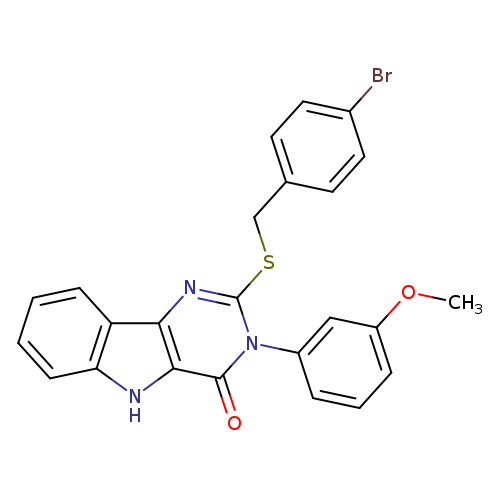 2-{[(4-bromophenyl)methyl]sulfanyl}-3-(3-methoxyphenyl)-3H,4H,5H-pyrimido[5,4-b]indol-4-one