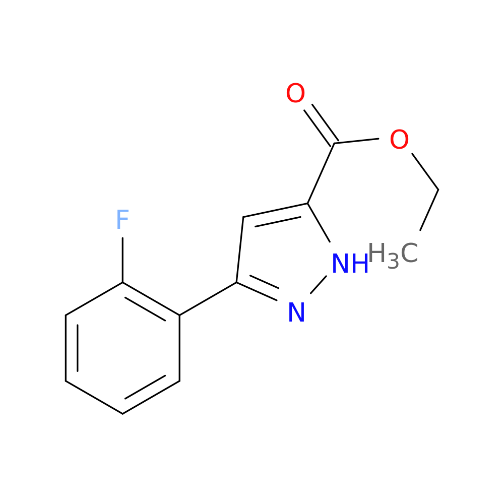 Ethyl 5-(2-fluorophenyl)pyrazole-3-carboxylate