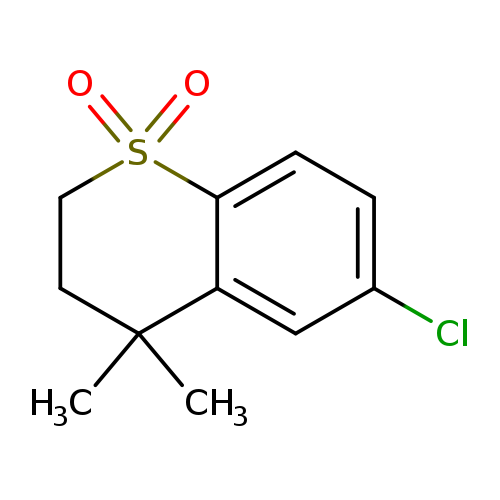 6-chloro-4,4-dimethyl-3,4-dihydro-2H-1lambda6-benzothiopyran-1,1-dione