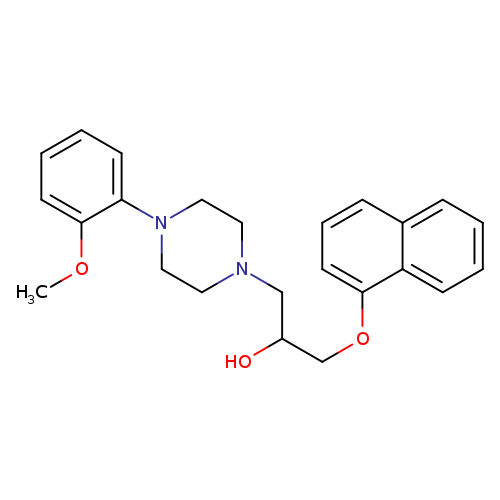 4-(2-Methoxyphenyl)-alpha-[(1-naphthalenyloxy)methyl]-1-piperazineethanol
