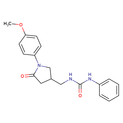 3-{[1-(4-methoxyphenyl)-5-oxopyrrolidin-3-yl]methyl}-1-phenylurea