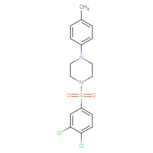 1-(3,4-dichlorobenzenesulfonyl)-4-(4-methylphenyl)piperazine