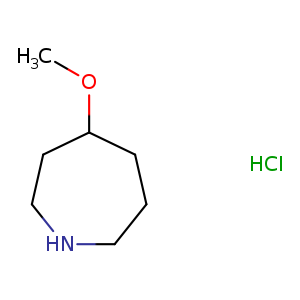 1H-Azepine, hexahydro-4-methoxy-, hydrochloride (1:1)