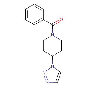 1-benzoyl-4-(1H-1,2,3-triazol-1-yl)piperidine