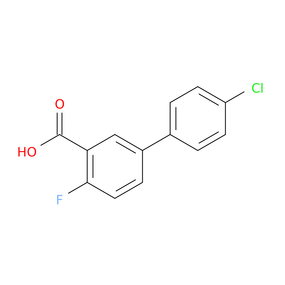 5-(4-Chlorophenyl)-2-fluorobenzoic acid