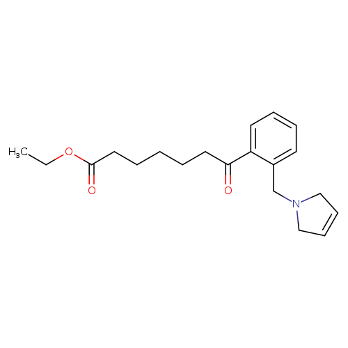 Ethyl 7-(2-((2,5-dihydro-1H-pyrrol-1-yl)methyl)phenyl)-7-oxoheptanoate