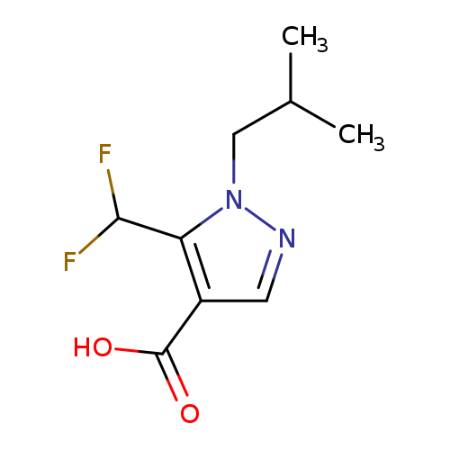 5-(Difluoromethyl)-1-isobutyl-1H-pyrazole-4-carboxylic acid