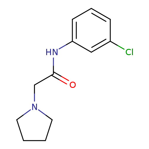 N-(3-chlorophenyl)-2-(pyrrolidin-1-yl)acetamide