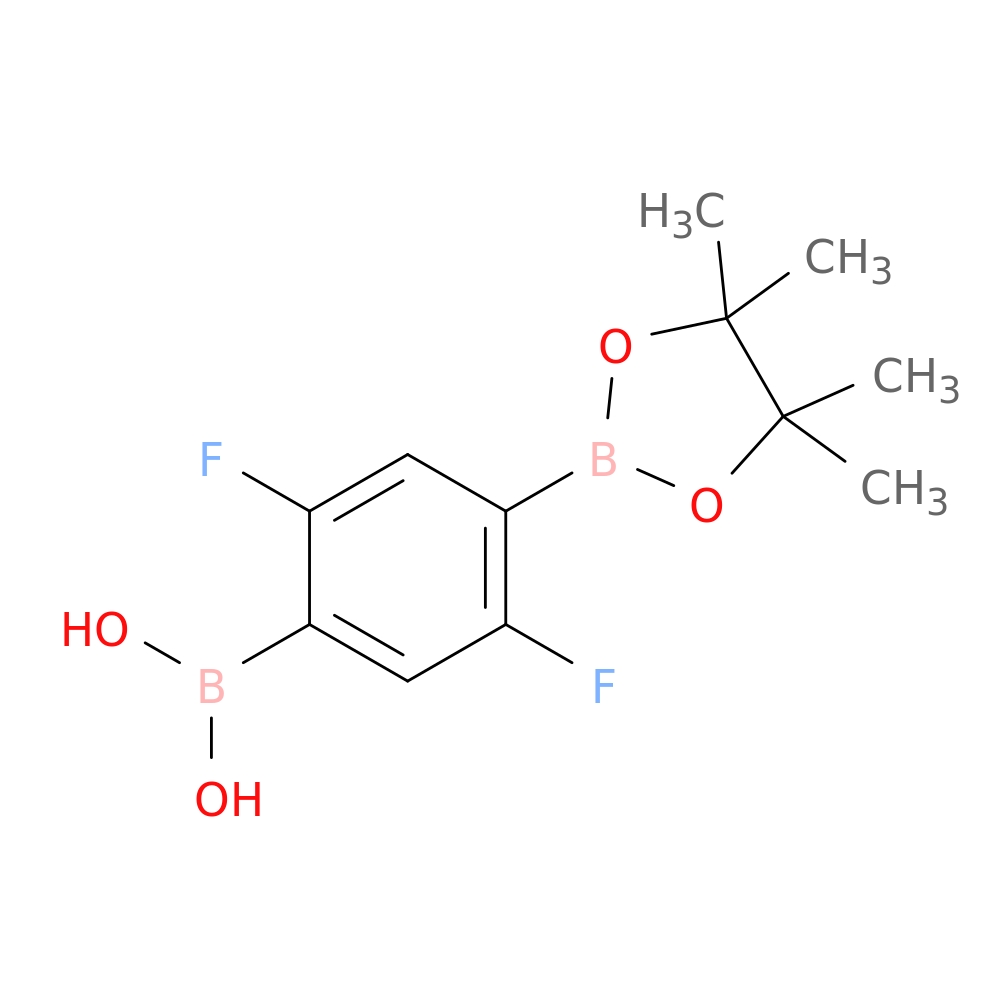 (2,5-DIFLUORO-4-(4,4,5,5-TETRAMETHYL-1,3,2-DIOXABOROLAN-2-YL)PHENYL)BORONIC ACID