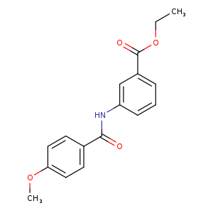 Ethyl 3-(4-methoxybenzamido)benzoate