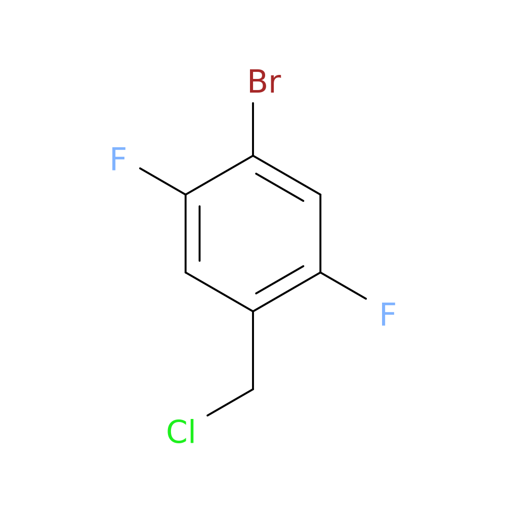 1-Bromo-4-(Chloromethyl)-2,5-Difluorobenzene