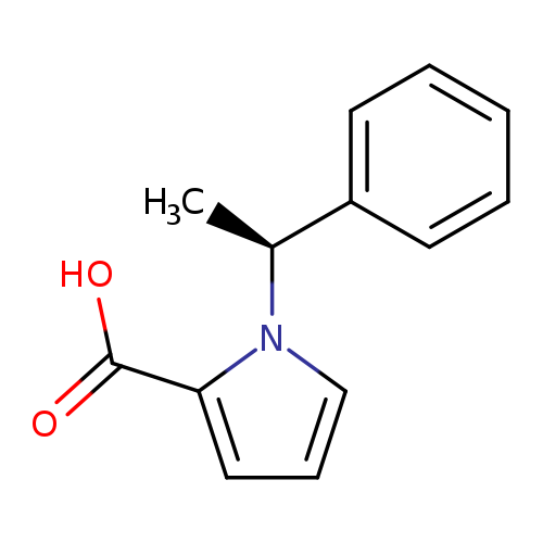 1-[(1S)-1-phenylethyl]-1H-pyrrole-2-carboxylic acid
