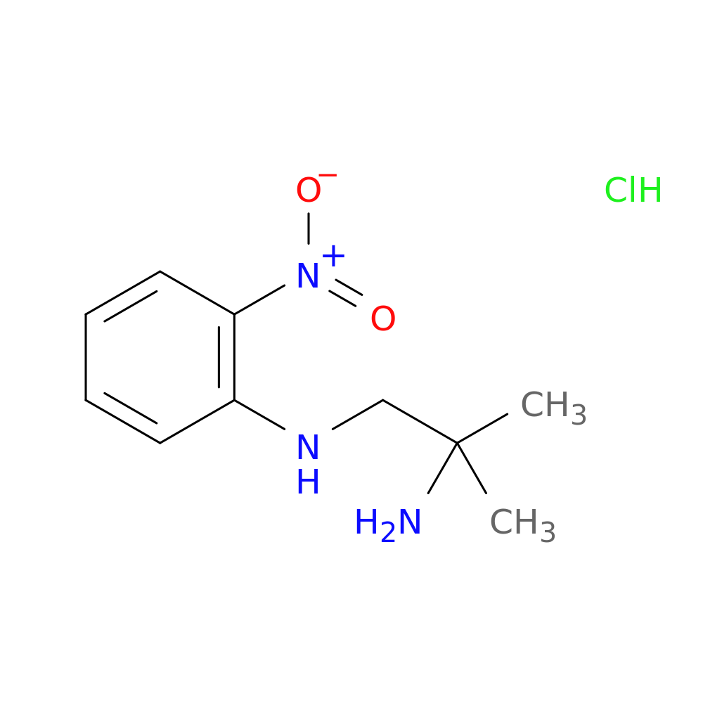2-methyl-N1-(2-nitrophenyl)propane-1,2-diamine hydrochloride