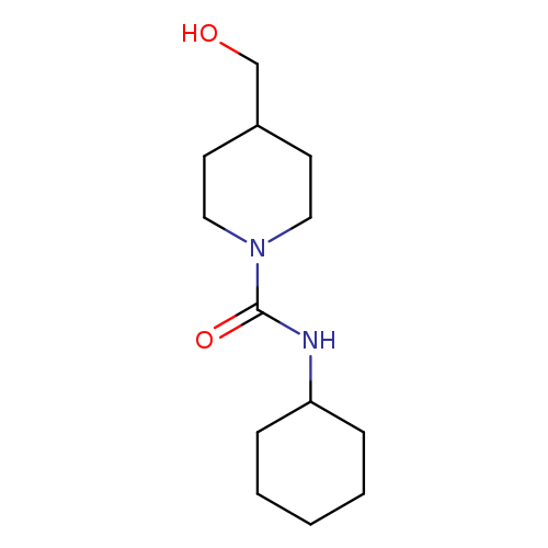 N-cyclohexyl-4-(hydroxymethyl)piperidine-1-carboxamide