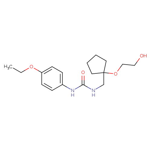 1-(4-ethoxyphenyl)-3-{[1-(2-hydroxyethoxy)cyclopentyl]methyl}urea