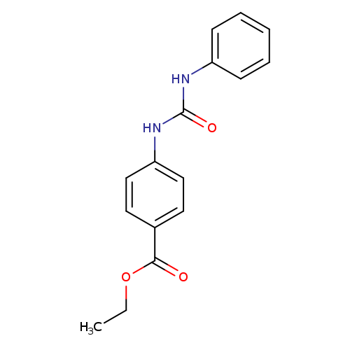 Benzoic acid, 4-[[(phenylamino)carbonyl]amino]-, ethyl ester