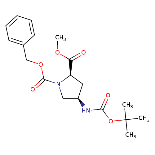 O1-Benzyl o2-methyl (2r,4r)-4-(tert-butoxycarbonylamino)pyrrolidine-1,2-dicarboxylate